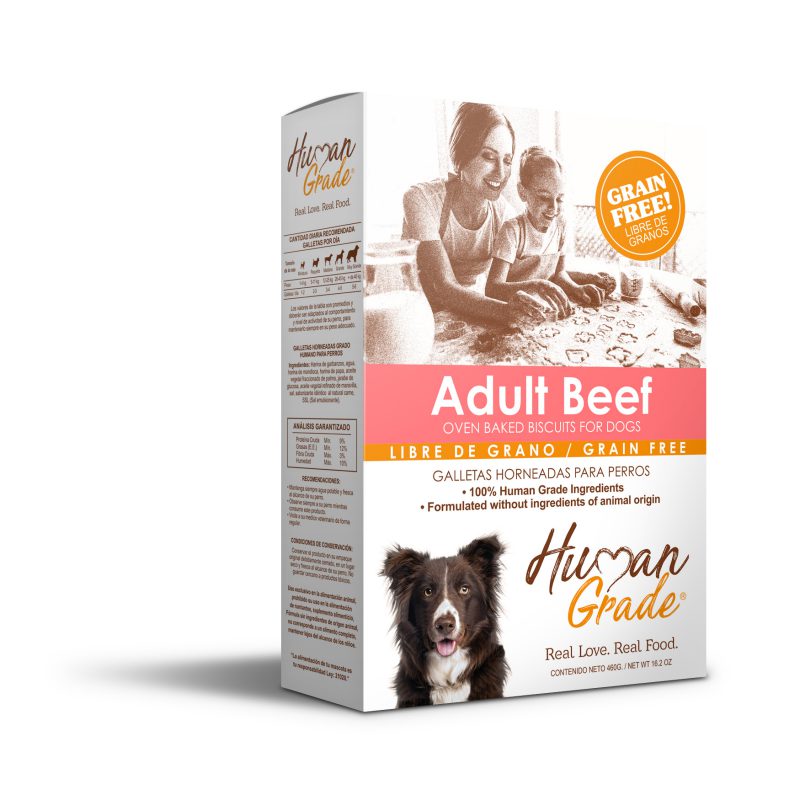 Human Grade Grain Free Biscuits Adult Beef