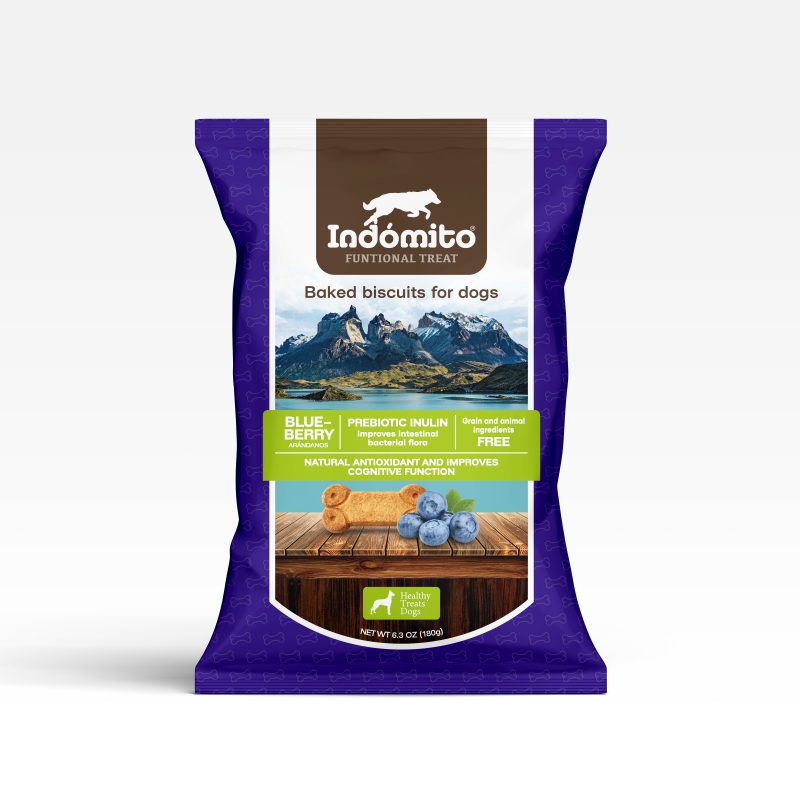 Indomito Grain Free Biscuits Blueberry